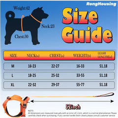 Dog Harness and Retractable Leash Set with adjustable, breathable design and anti-burst safety features.