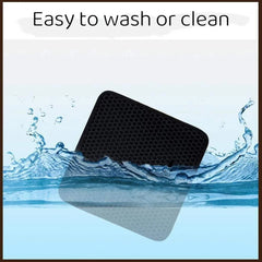 Cat waterproof litter trapping mat, double layer, non-slip, washable, easy to clean.