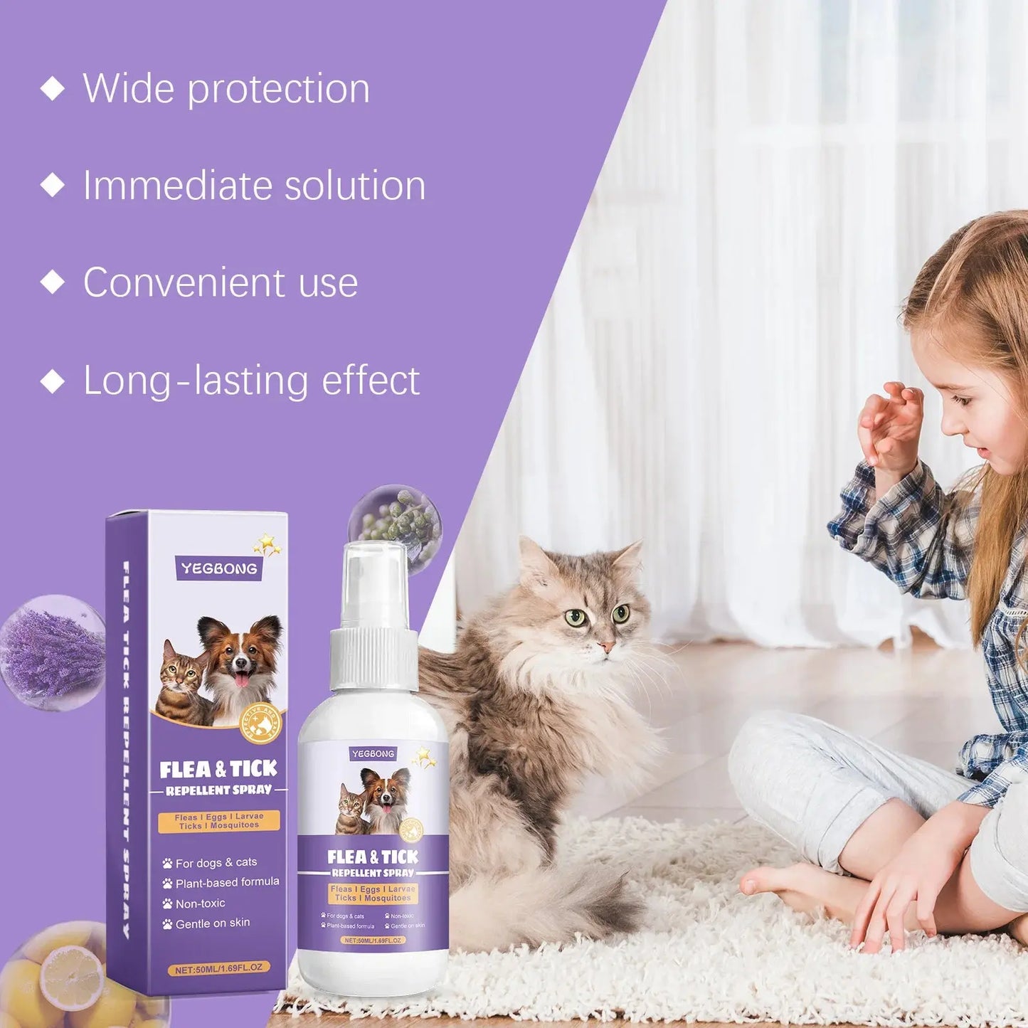 Pet Flea Repellent Spray My Store