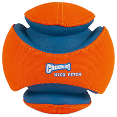 "Chuckit! Kick Fetch Ball Dog Toy for interactive outdoor play with easy-to-kick design"