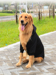S-5XL Pet Dog Hoodies for Small Medium Large Breed Dogs, Fleece Lined Pullover Pitbull Sweatshirt Casual Sports Clothes Apparel