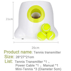 "Automatic dog ball launcher for throwing tennis balls, ideal for high-energy dogs"