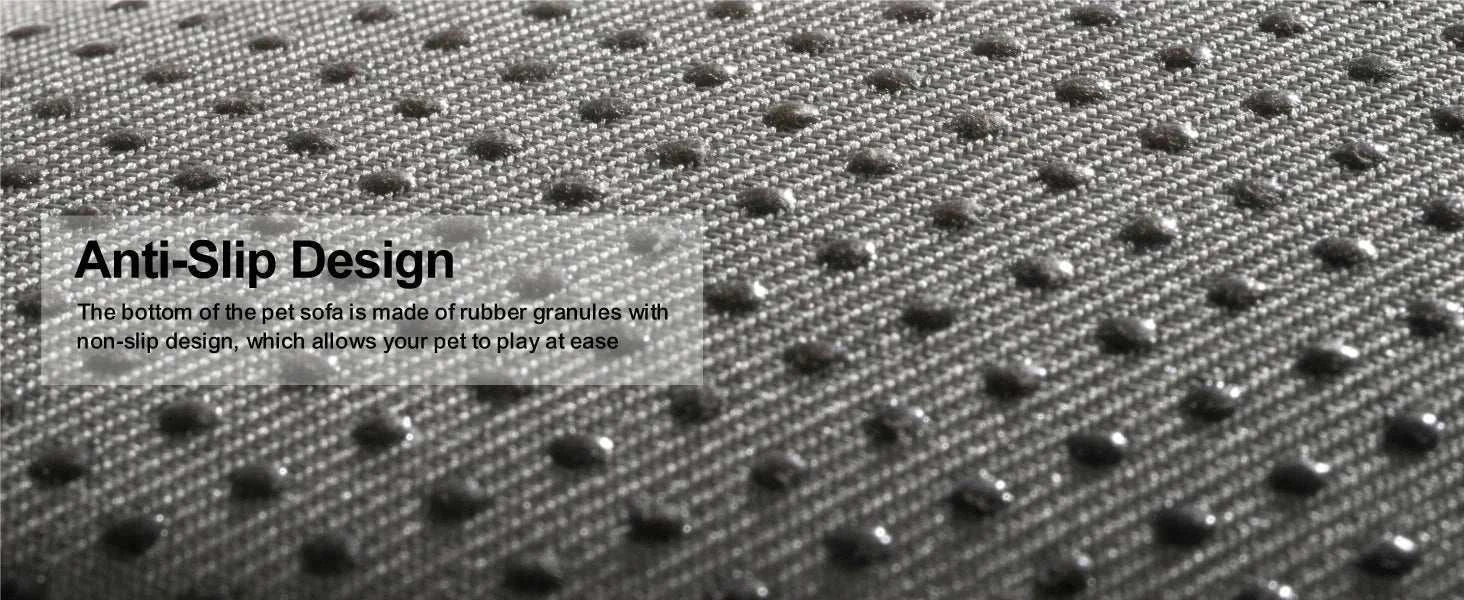 Mewoofun orthopedic cat and small dog bed featuring egg foam construction and a removable washable cover for added comfort and hygiene.