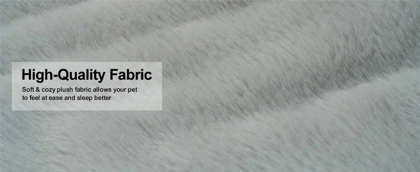 Mewoofun orthopedic cat and small dog bed featuring egg foam construction and a removable washable cover for added comfort and hygiene.