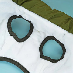 "Large waterproof dog jacket with harness for winter warmth"