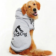S-5XL Pet Dog Hoodies for Small Medium Large Breed Dogs, Fleece Lined Pullover Pitbull Sweatshirt Casual Sports Clothes Apparel