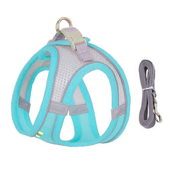 "Adjustable dog harness and leash set for small dogs"