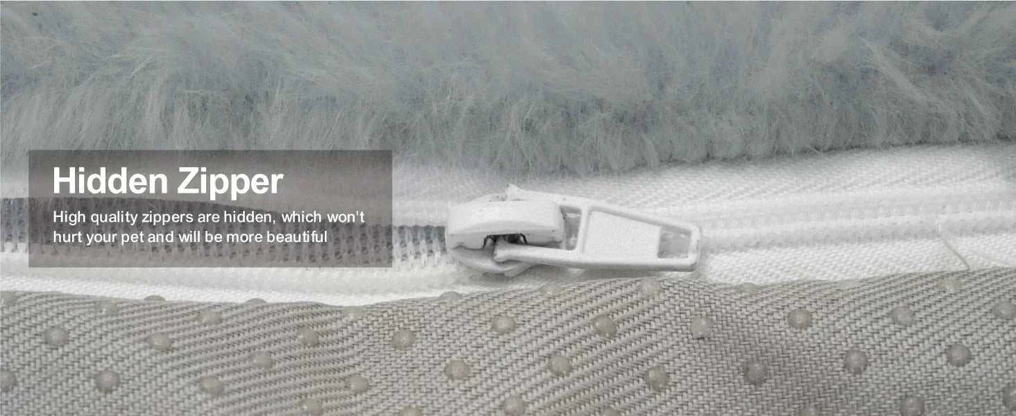 Mewoofun orthopedic cat and small dog bed featuring egg foam construction and a removable washable cover for added comfort and hygiene.