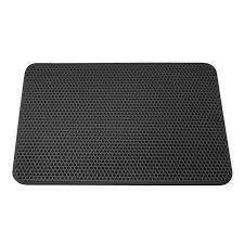 "Waterproof double layer cat litter mat with non-slip and easy-to-clean design"