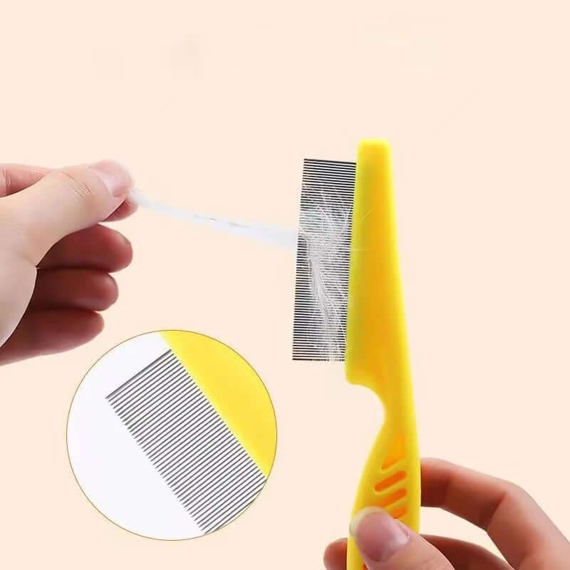 Pet Hair Shedding Comb Stainless Steel Flea Comb for dogs and cats