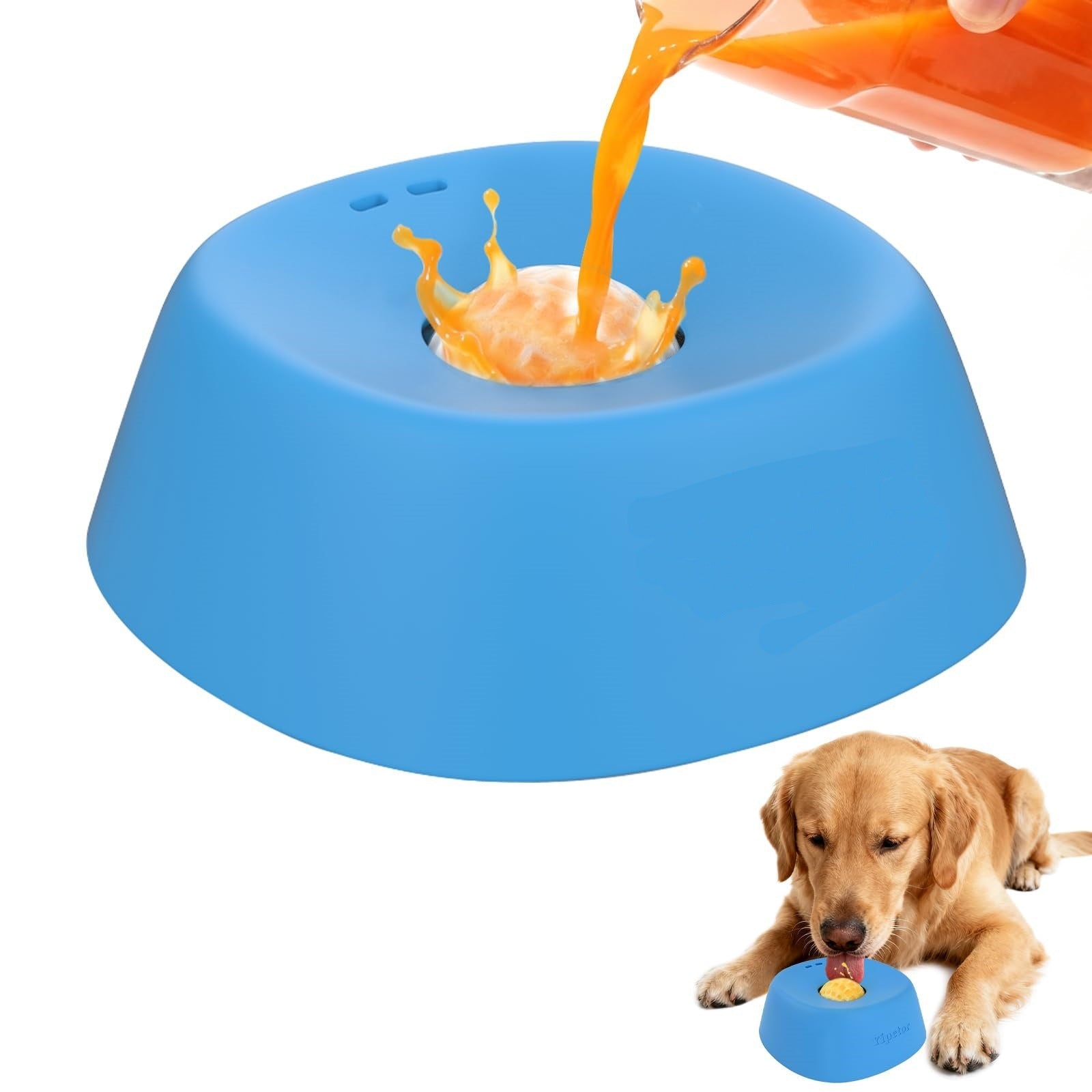 Dog Licking Bowl with Ball Shop1105447154 Store