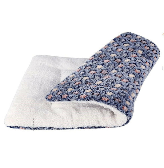 Thickened winter dog and cat sleeping mat for warmth and comfort during cold months.