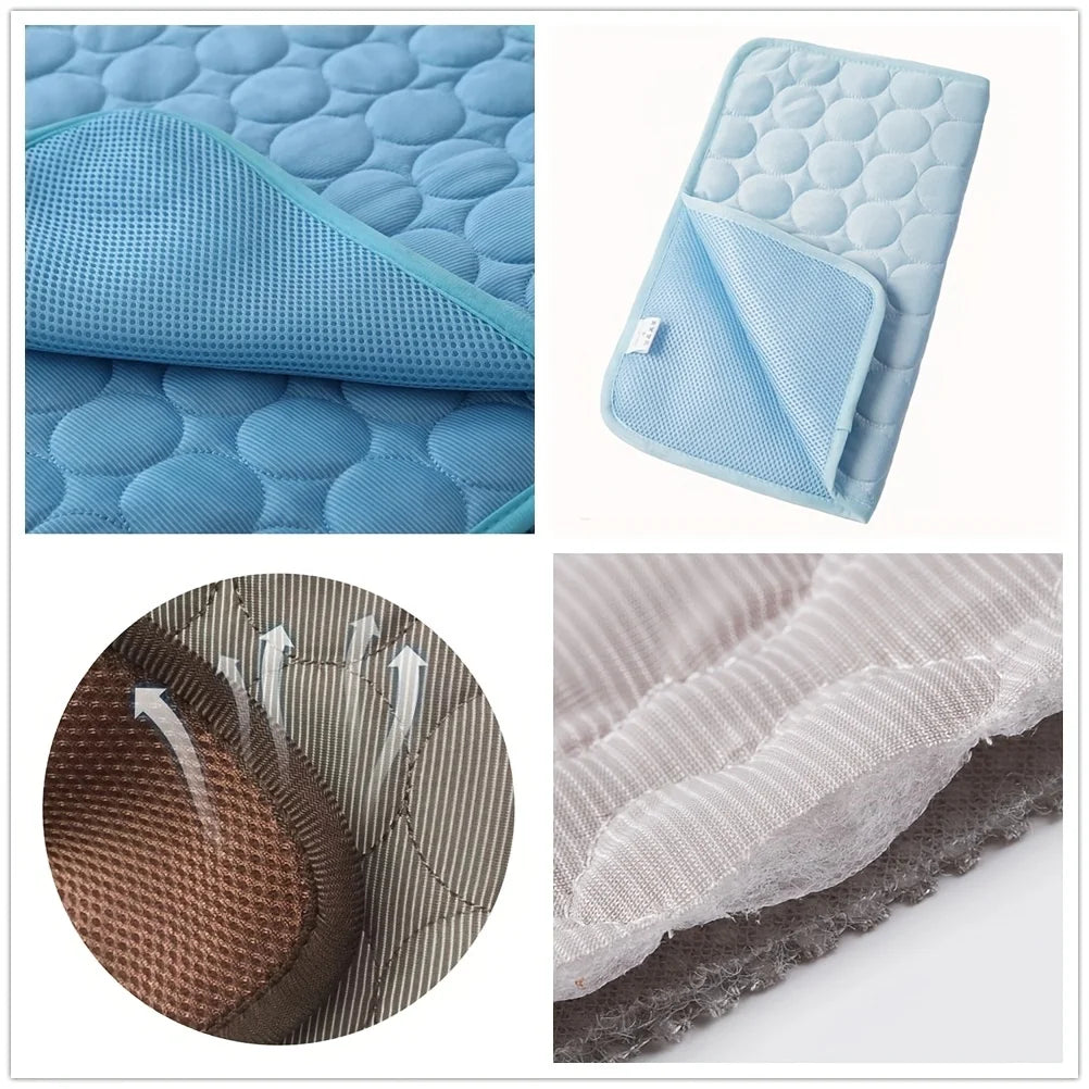 Foldable Waterproof Cooling Mat for Pets
