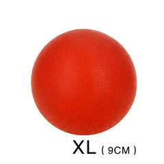 "HOOPET rubber ball dog toy in red color, designed for durable play"