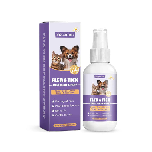 ShappyDay natural flea and tick spray for dogs and cats – plant-based botanical formula