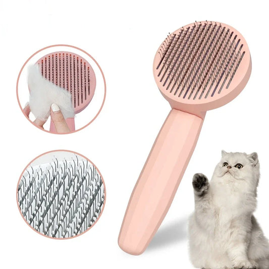 Cat & Dog Hair Dematting Brush "Cat and dog dematting brush for effective hair removal and grooming"