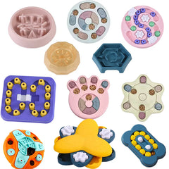 "Dog puzzle toys slow feeder interactive IQ food dispenser"