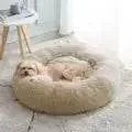 Super Warm Cat Bed with plush sleeping nest for cats and dogs.