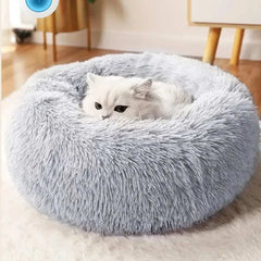 Super Warm Cat Bed - Plush Sleeping Nest for Pets