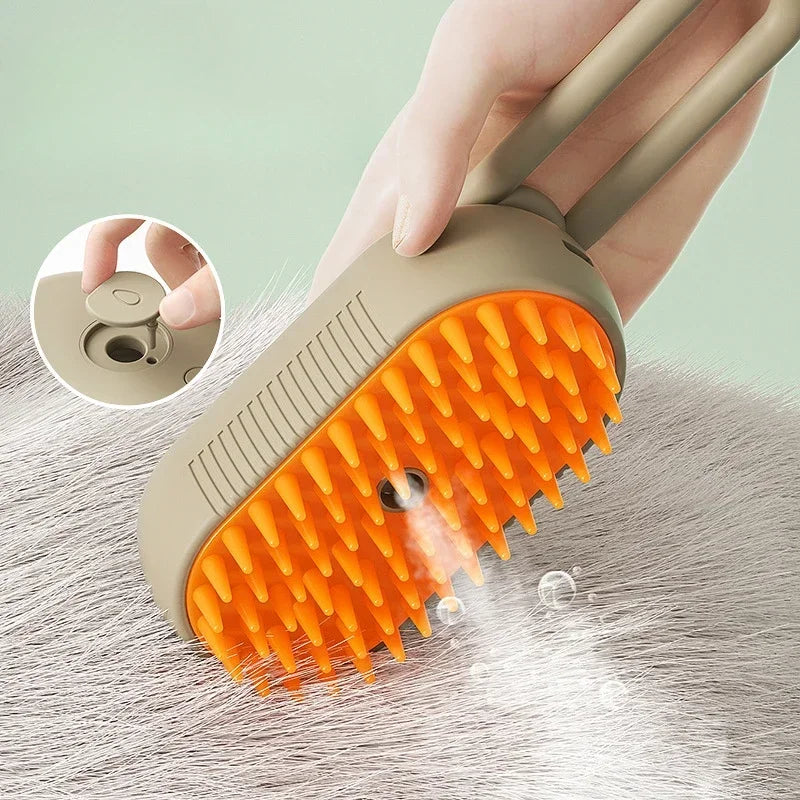 3-in-1 Pet Spray Massage Brush | Folding Cat & Dog Hair Removal Comb - SHAPPYDAY