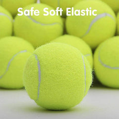 6 PCS 5cm tennis balls for dog launcher, elastic and durable dog toy.