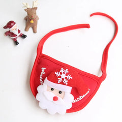 Pet Christmas Hat Scarf Dog Christmas Gift Ornaments Cat Christmas Cat Drool Towel Pet Accessories