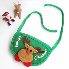 Pet Christmas Hat Scarf Dog Christmas Gift Ornaments Cat Christmas Cat Drool Towel Pet Accessories
