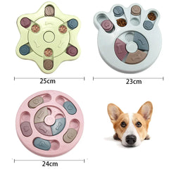 "Dog puzzle toys slow feeder interactive IQ food dispenser"