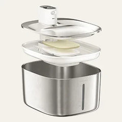 "APETDOLA 4L wireless cat water fountain with auto sensor for fresh automatic dog water bowl  pet drinking water"