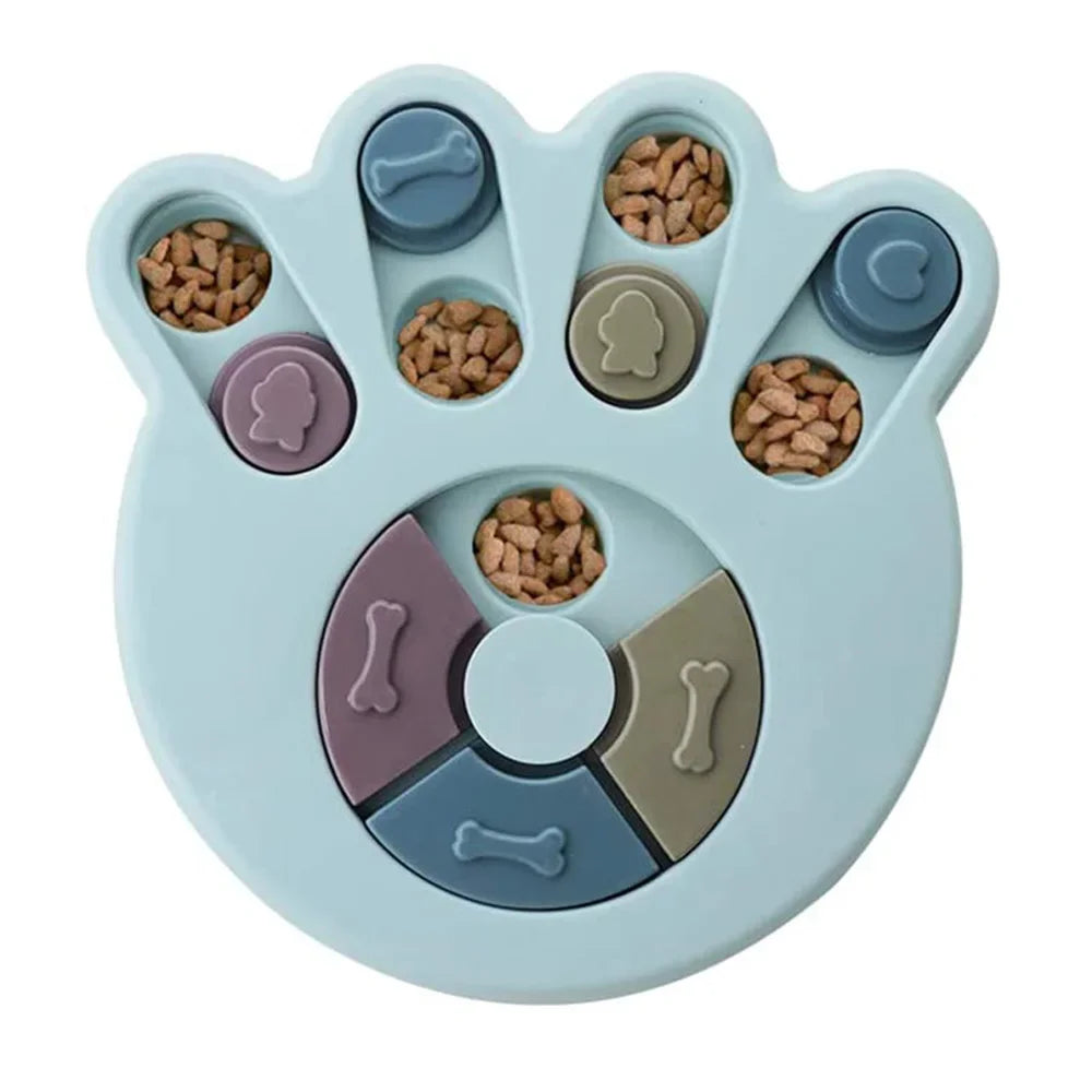"Dog puzzle toys slow feeder interactive IQ food dispenser"