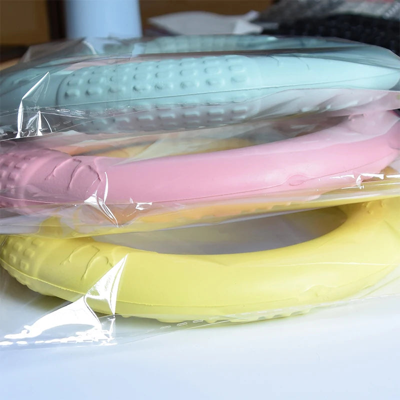 "Interactive dog training ring puller flying disk toy for outdoor play"