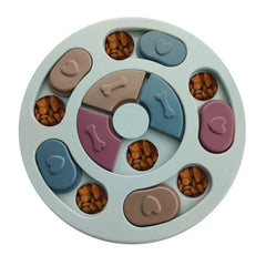 "Dog puzzle toys slow feeder interactive IQ food dispenser"