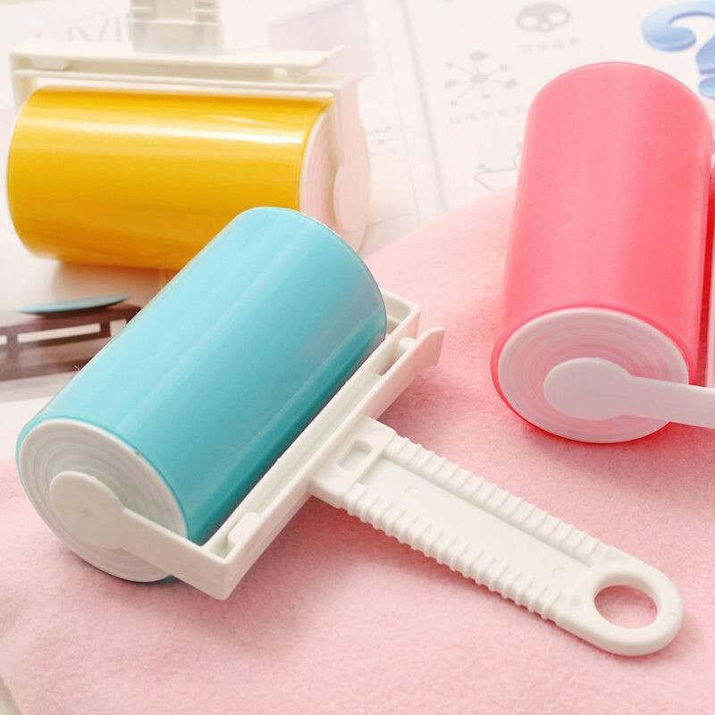 "Reusable washable sticky roller for pet hair removal on clothes"