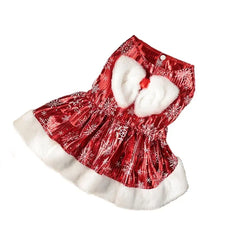 New Pet Clothes Christmas Snow Princess Skirt Dog Clothing Cat Christmas Party