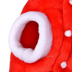 "Christmas pet coat hoodie for small dogs and cats, winter outfit for Chihuahuas and Yorkies"