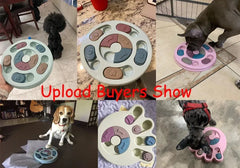 "Dog puzzle toys slow feeder interactive IQ food dispenser"