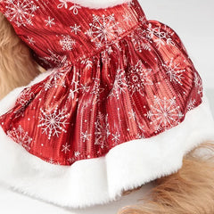 New Pet Clothes Christmas Snow Princess Skirt Dog Clothing Cat Christmas Party