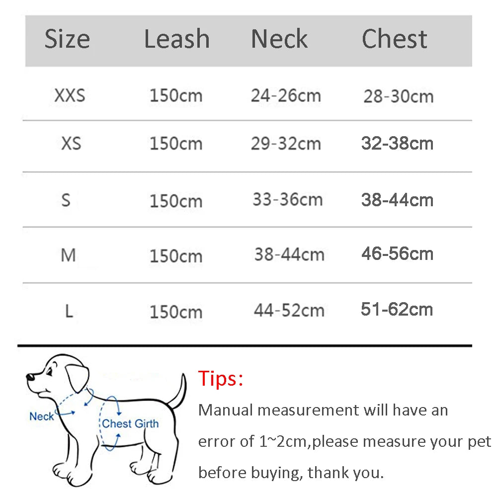 "Adjustable dog harness and leash set for small dogs"