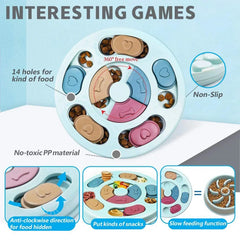 "Dog puzzle toys slow feeder interactive IQ food dispenser"