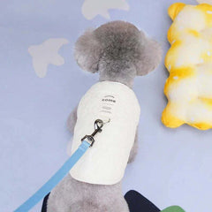 Winter pet dog vest jacket for small to medium dogs and cats in warm cotton fabric.