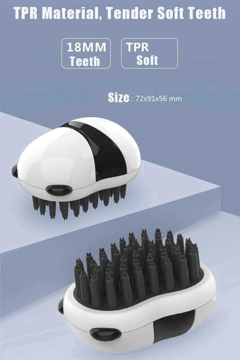 "7-in-1 pet grooming tool for cats and dogs, combining shedding control and hair removal features"