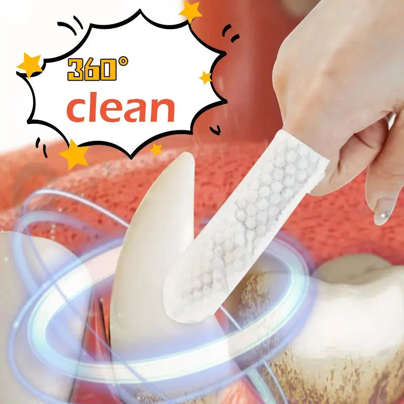Pet Finger Toothbrush Wipes My Store
