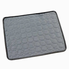 Extra large dog cooling mat for summer, durable and portable pet cold bed.