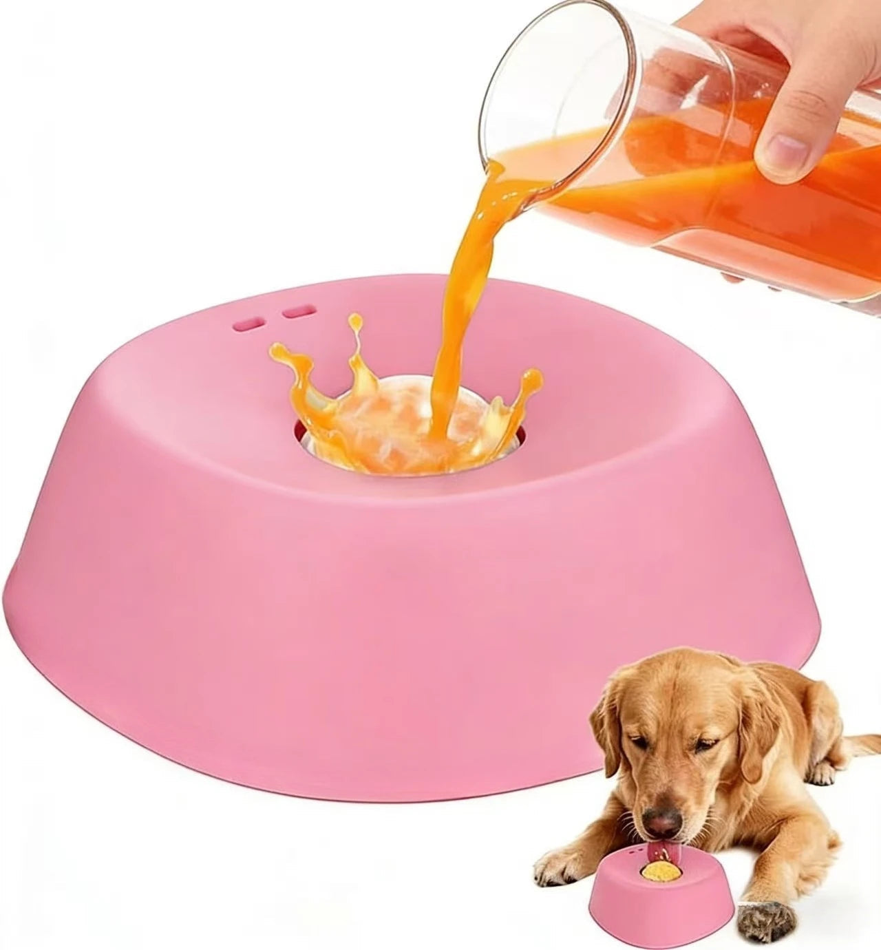 Dog Licking Bowl with Ball Shop1105447154 Store