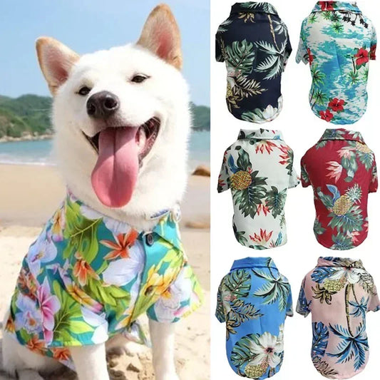 Hawaiian Style Pet Dog Clothe