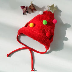 Pet Christmas Hat Scarf Dog Christmas Gift Ornaments Cat Christmas Cat Drool Towel Pet Accessories