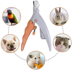 Professional pet nail clippers with LED light for cats, dogs, and small pets.