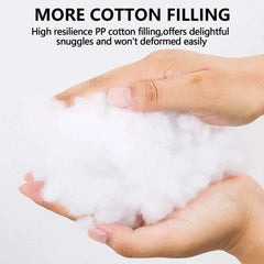 High resilience PP cotton filling for super warm cat bed, plush sleeping nest for pets.