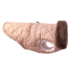 CDDMPET Waterproof Fur Collar Dog Jacket Winter Warm Fleece Dog Clothes for Small Dogs Puppy Pet Vest Chihuahua Yorkie Pug Coat