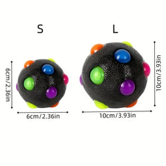 led glowing ball dog toy "LED glowing ball toy for dogs and cats with colorful lights"
